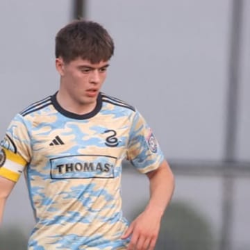 Ritter Sundby in the Philadelphia Union Academy kit